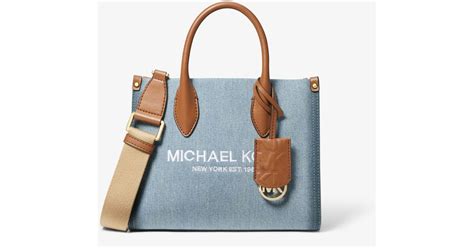 denim backpack michael kors|mirella small denim crossbody bag.